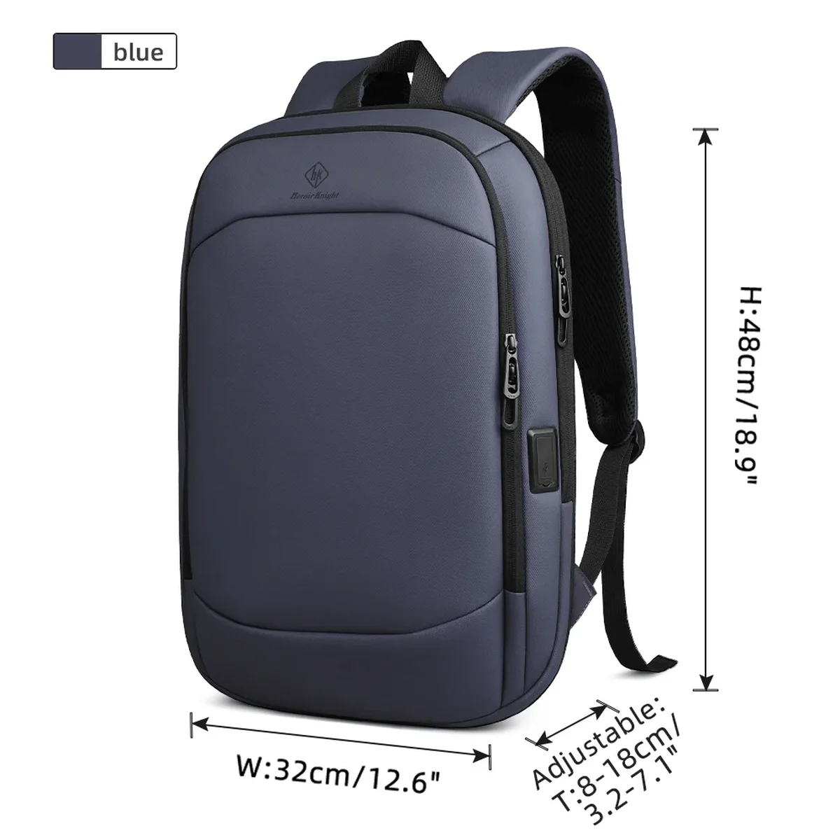 Sac à dos business extensible 17″, port USB