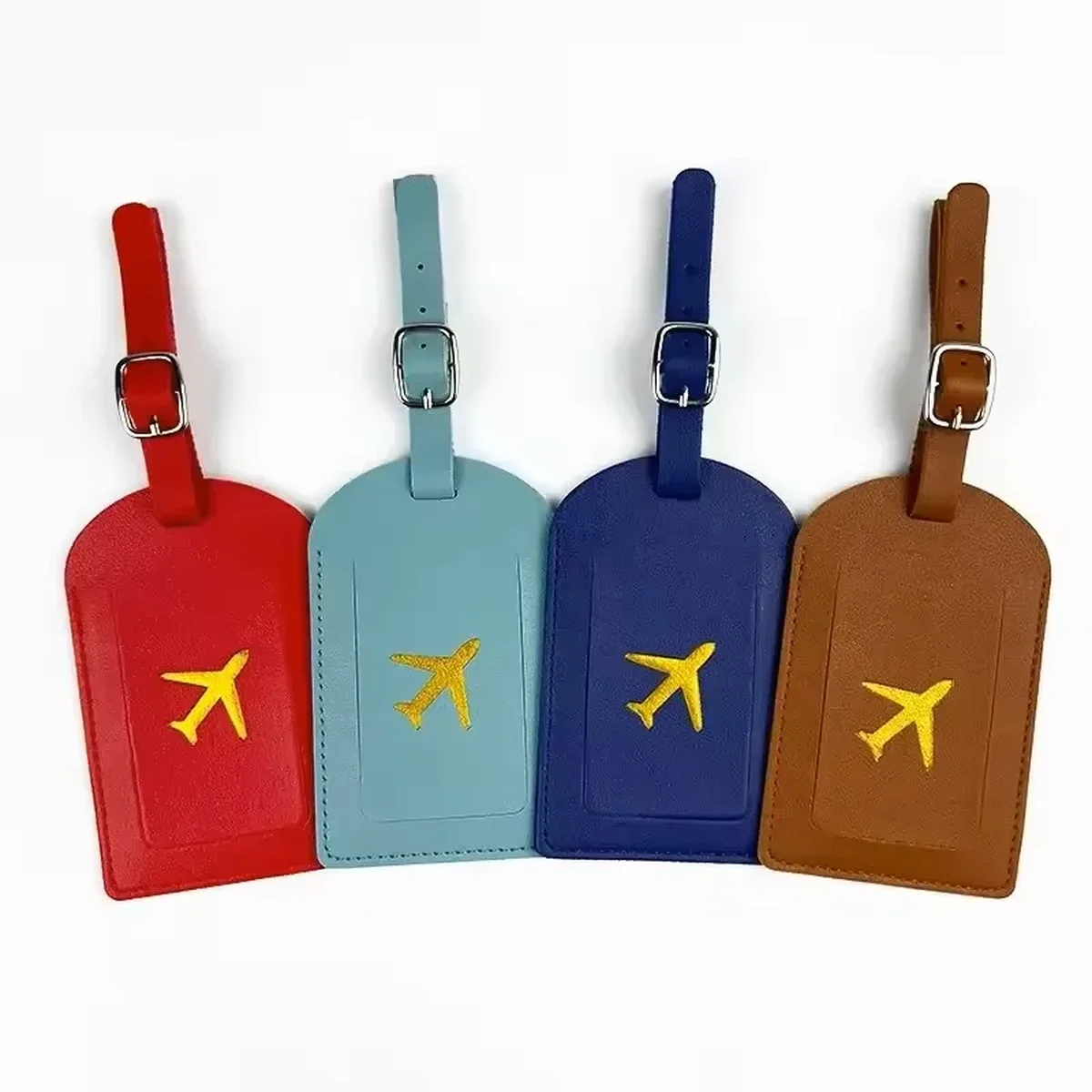 Étiquette bagage cuir